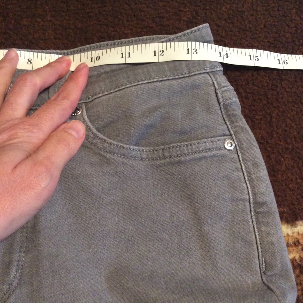 NYDJ Slim Bootcut stretch gray jeans lift technology size 0 - Picture 12 of 14